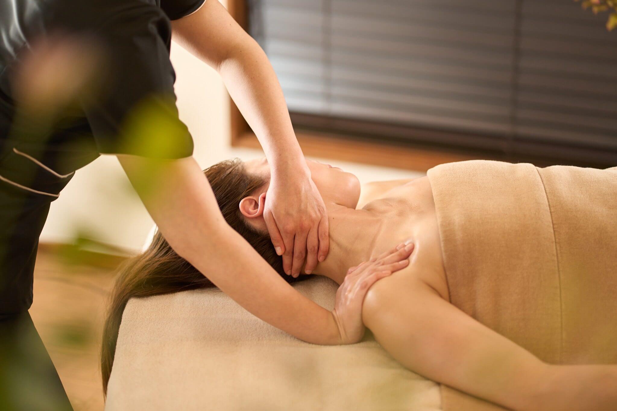 A treatment in progress at the clinic